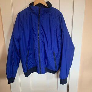 WearGuard Work Jacket Storm Proof Fleece Lined Blue L Style 414 Snow Resistant